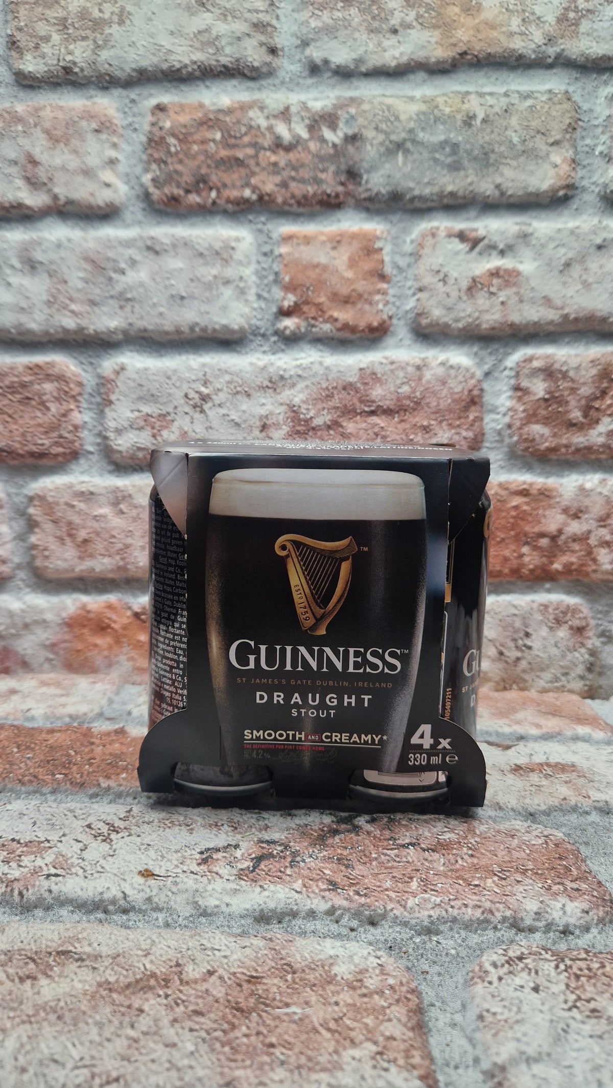 Guinness Draught Stout 4-pack - 33 CL