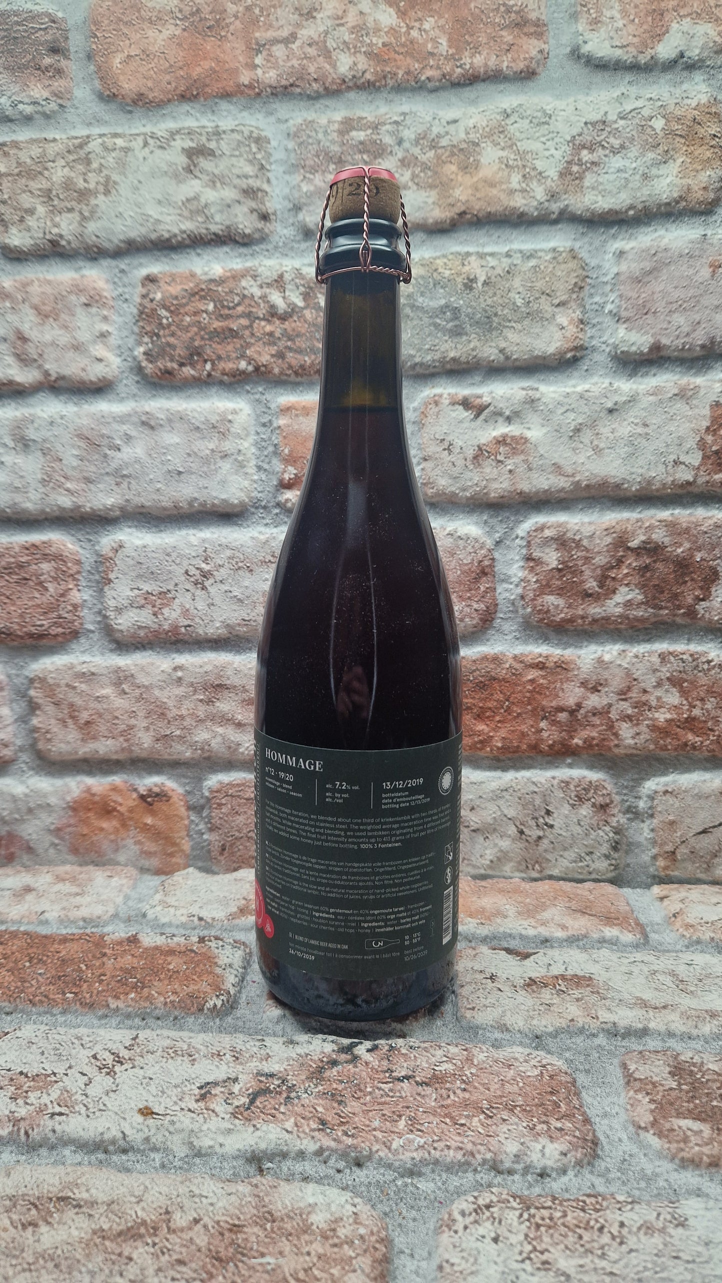 3 Fonteinen Hommage (Season 19/20) 2019 Lambiek/Geuze - 75 CL